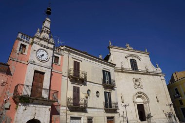 Popoli, Pescara province, Abruzzo, Italy: the historic city at morning