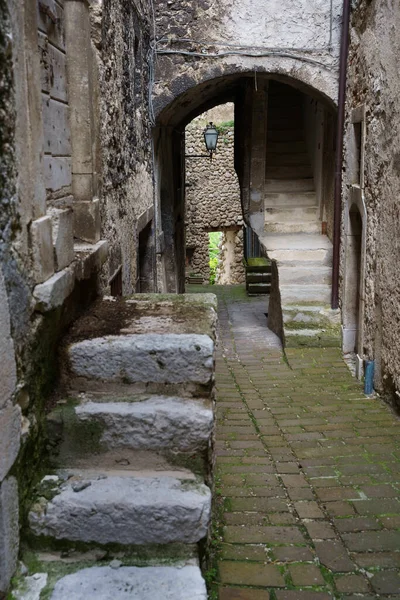 Castelvecchio Calvisio Μεσαιωνικό Χωριό Στο Φυσικό Πάρκο Gran Sasso Επαρχία — Φωτογραφία Αρχείου