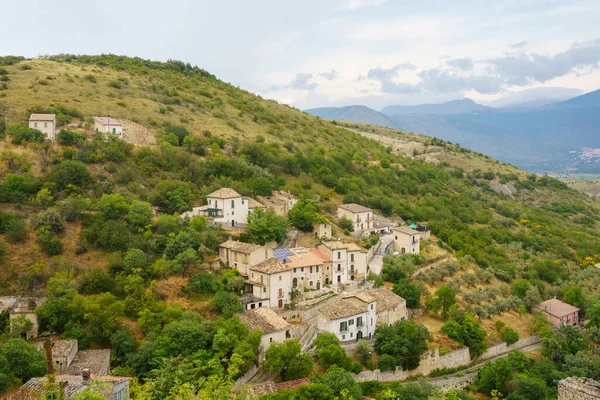 Capestrano Aquila Province Abruzzo Italy View Historic Town — Stockfoto