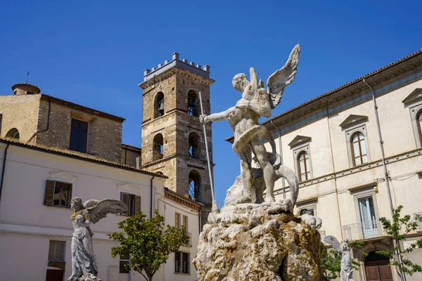 Raiano Historic City Valle Peligna Aquila Province Abruzzo Italy — Stockfoto