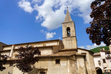 View of Scanno, L Aquila province, Abruzzo, Italy, historic town