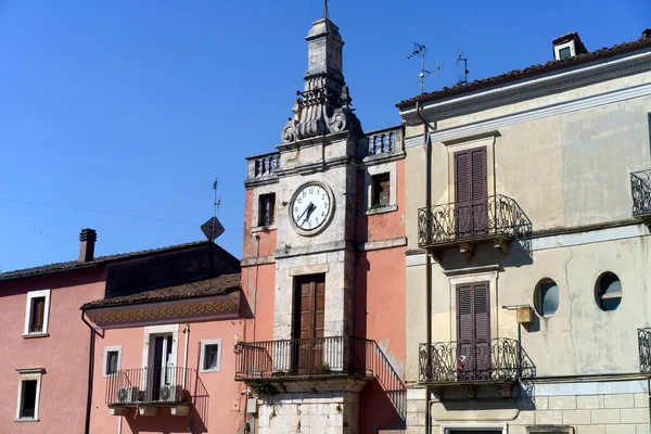 Popoli Provincia Pescara Abruzos Italia Ciudad Histórica Por Mañana —  Fotos de Stock
