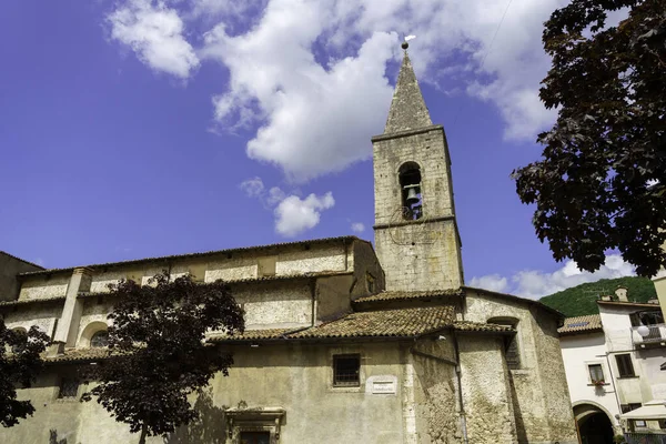 View Scanno Aquila Province Abruzzo Italy Historic Town — Stockfoto