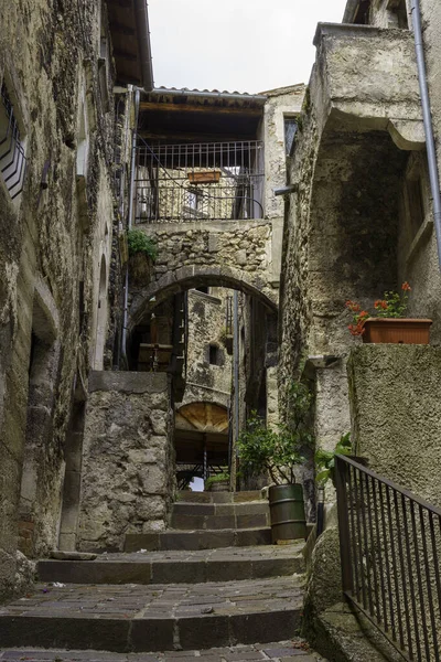 Castelvecchio Calvisio Medieval Village Gran Sasso Natural Park Aquila Province — Foto Stock