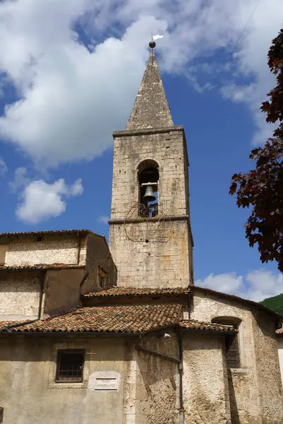 View Scanno Aquila Province Abruzzo Italy Historic Town — стоковое фото