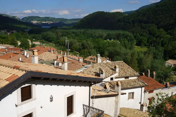 Villetta Barrea Altes Dorf Der Provinz Aquila Abruzzen Italien — Stockfoto