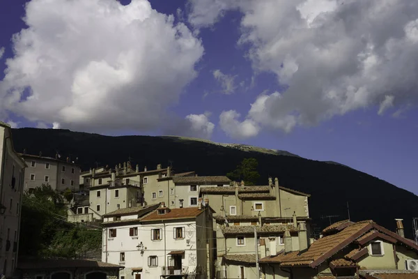 Villetta Barrea Old Village Aquila Province Abruzzi Italy — Stock Photo, Image