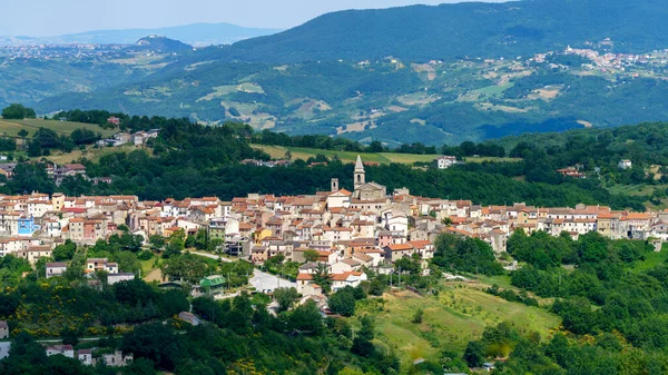 Paesaggio Molise Vicino Macchiagodena Frosolone Provincia Isernia Giugno Veduta Sant — Foto Stock