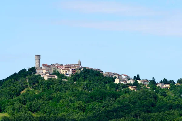 Τοπίο Στο Sannio Molise Κοντά Στο Frosolone Επαρχία Isernia Τον — Φωτογραφία Αρχείου