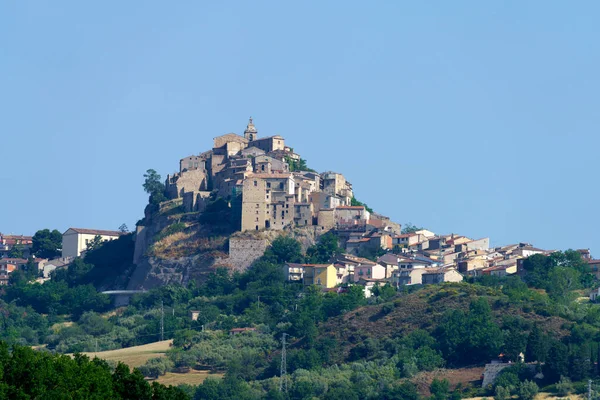 Blick Auf Limosano Altes Dorf Der Provinz Campobasso Molise Italien — Stockfoto
