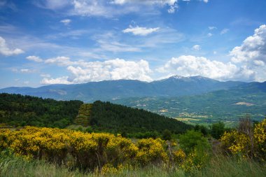 Haziran ayında Macchiagodena yakınlarındaki Molise 'de ve Grotte, Isernia' daki Sant Angelo 'da manzara