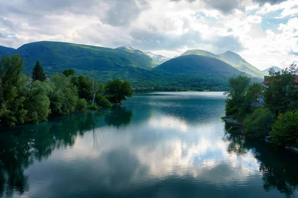 Lago Barrea Provincia Aquila Abruzzo Italia Primavera Giugno — Foto Stock