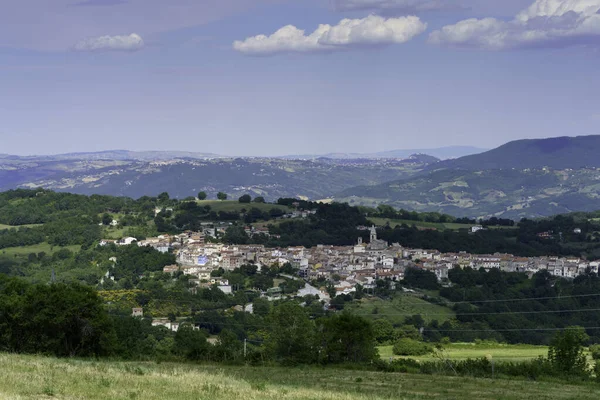 Landschaft Molise Bei Macchiagodena Und Frosolone Provinz Isernia Juni Blick — Stockfoto