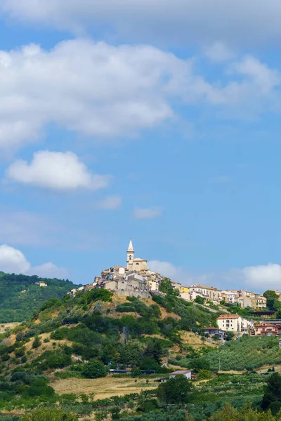 Landskap Campobasso Provinsen Molise Italien Längs Vägen Till Termoli Utsikt — Stockfoto