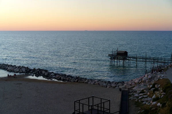 Beach Termoli City Campobasso Province Molise Italy — Stock Photo, Image