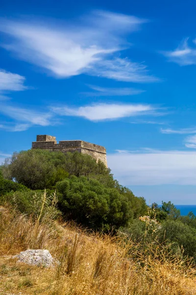 Kust Vieste Gargano Provincie Foggia Apulië Italië Juni — Stockfoto