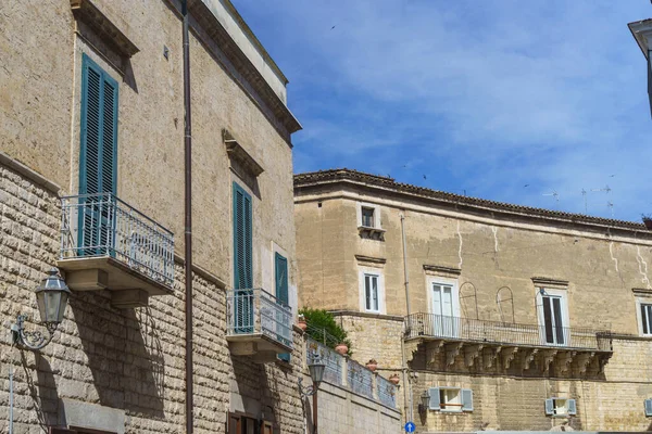 Trani Puglia Italia Edifici Storici Fronte Porto — Foto Stock