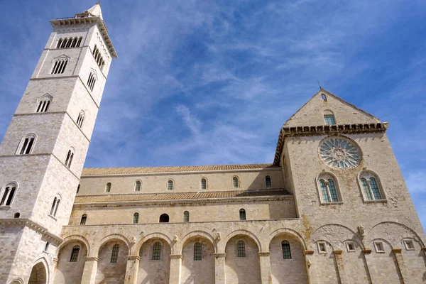 Trani Apúlia Itália Exterior Catedral Românica — Fotografia de Stock