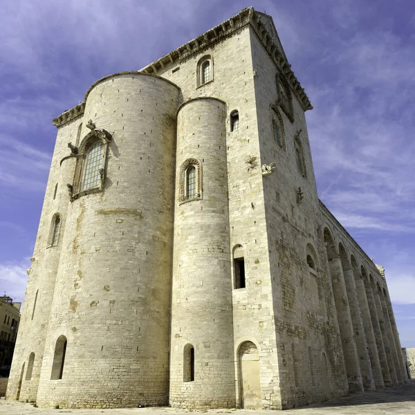 Trani Apulia Italia Exterior Catedral Románica — Foto de Stock