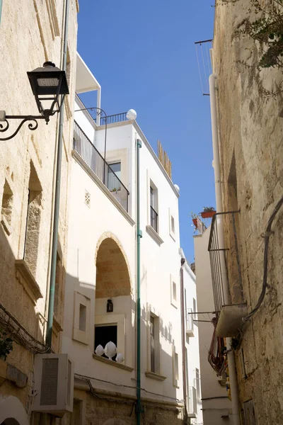 Polignano Mare Città Storica Della Provincia Bari Puglia Antichi Edifici — Foto Stock