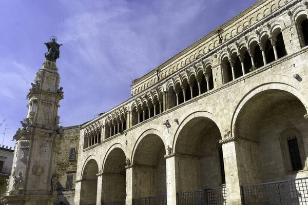 Bitonto Cidade Histórica Província Bari Apúlia Itália Exterior Catedral Duomo — Fotografia de Stock