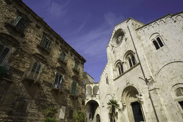 Бітто Історичне Місто Провінції Барі Апулія Італія Зовнішня Частина Собору — стокове фото
