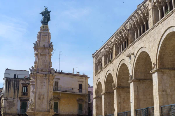 Bitonto Cidade Histórica Província Bari Apúlia Itália Exterior Catedral Duomo — Fotografia de Stock