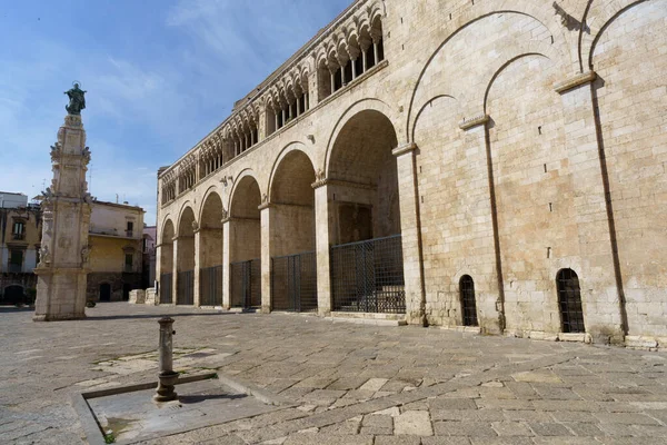 Bitonto Historic City Bari Province Apulia Italy Exterior Cathedral Duomo — Stock Photo, Image