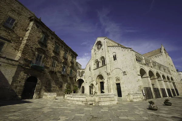 Bitonto Bari Eyaletinin Tarihi Şehri Apulia Talya Katedralin Dışı Duomo — Stok fotoğraf