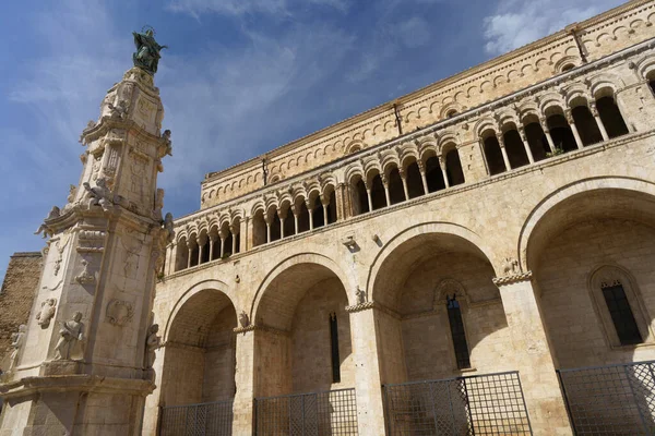 Bitonto Cidade Histórica Província Bari Apúlia Itália Exterior Catedral Duomo — Fotografia de Stock