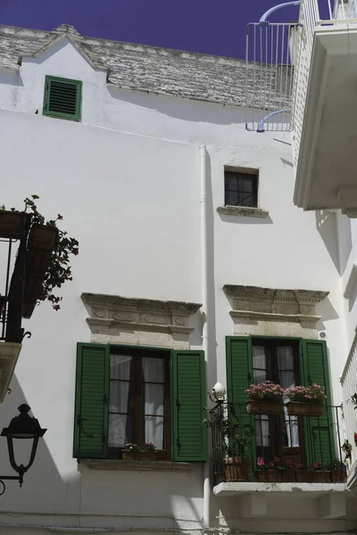 Locorotondo Apulia Talya Nın Bari Eyaletinin Tarihi Bir Kasabası — Stok fotoğraf