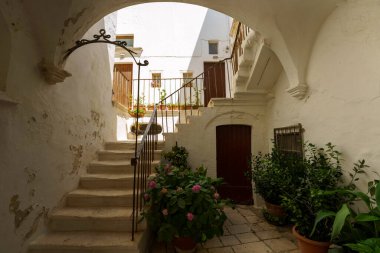 Locorotondo, Apulia, İtalya 'nın Bari eyaletinin tarihi bir kasabası.