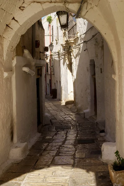 Ostuni Brindisi Tartomány Történelmi Városa Apulia Olaszország Júniusban — Stock Fotó