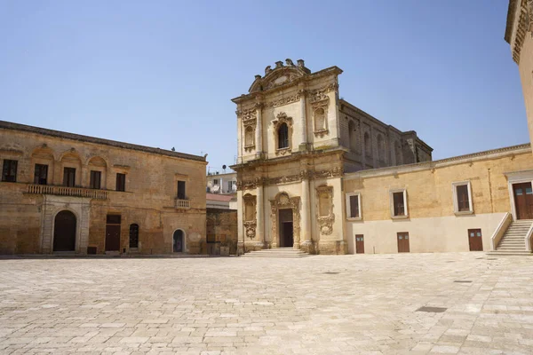 Mesagne Brindisi Tartomány Apulia Olaszország Történelmi Épületek Külseje — Stock Fotó