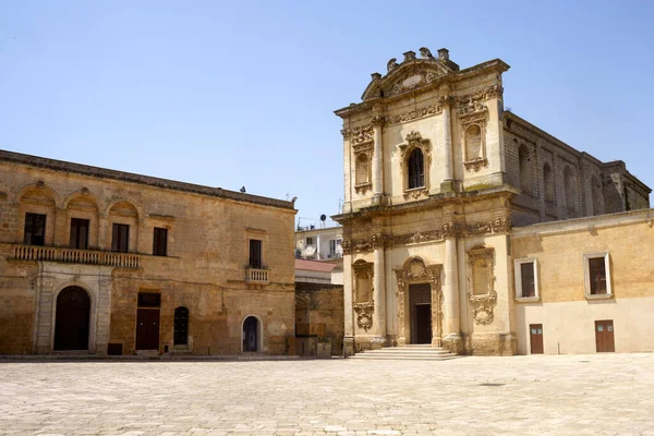 Mesagne Brindisi Province Apulia Italy Exterior Historic Buildings — Stock Photo, Image
