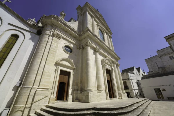 Locorotondo Cidade Histórica Província Bari Apúlia Itália Junho Igreja San — Fotografia de Stock