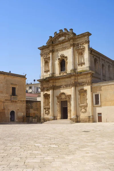 Mesagne Brindisi Ili Apulia Talya Tarihi Binaların Dışı — Stok fotoğraf
