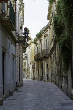 Lecce, Apulia, İtalya: tarihi binaların dışı