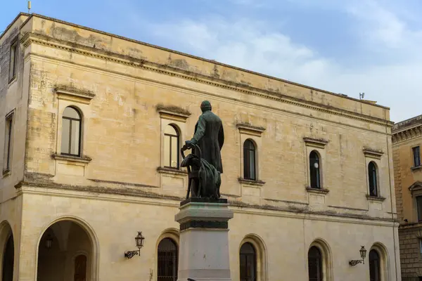 Lecce Apulia Itálie Exteriér Historických Budov — Stock fotografie
