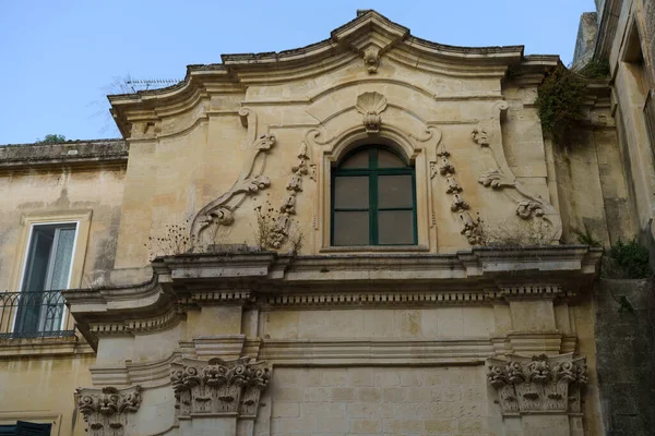 Лечче Апулия Италия Разрушение Исторических Зданий — стоковое фото