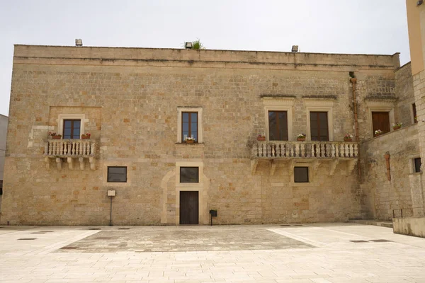 Historiska Byggnader Cutrofiano Stad Lecce Provinsen Apulien Italien — Stockfoto
