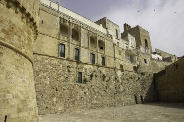 Otranto, Lecce eyaletinin tarihi şehri, Salento, APulia, İtalya