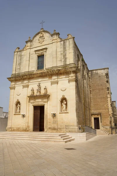 Iglesia Principal Giurdignano Provincia Lecce Apulia Italia Estilo Barroco — Foto de Stock