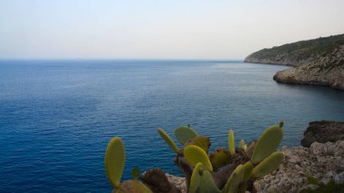 Salento kıyıları, Lecce ili, Apulia, İtalya, Leuca yakınlarında.