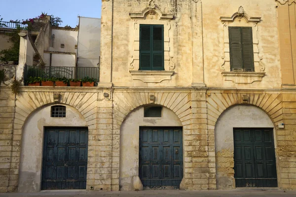 Lecce Apulia Włochy Zewnątrz Zabytkowych Budynków Placu Katedralnym Piazza Del — Zdjęcie stockowe