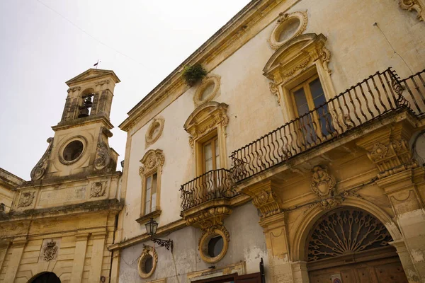Stare Budynki Galatina Prowincja Lecce Apulia Włochy — Zdjęcie stockowe
