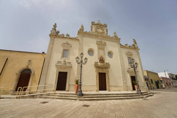 Santia Maria Delle Grazie Iglesia Sanarica Provincia Lecce Apulia Italia — Foto de Stock