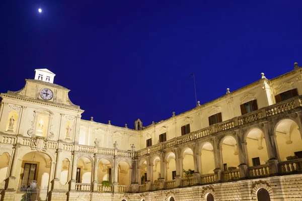 Lecce Apulia Italy Екстер Історичних Будівель Кафедральній Площі Piazza Del — стокове фото