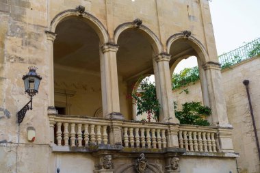 Lecce, Apulia, İtalya: tarihi binaların dışı