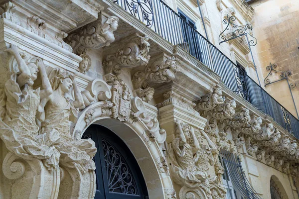Lecce Apúlia Itália Exterior Edifícios Históricos — Fotografia de Stock